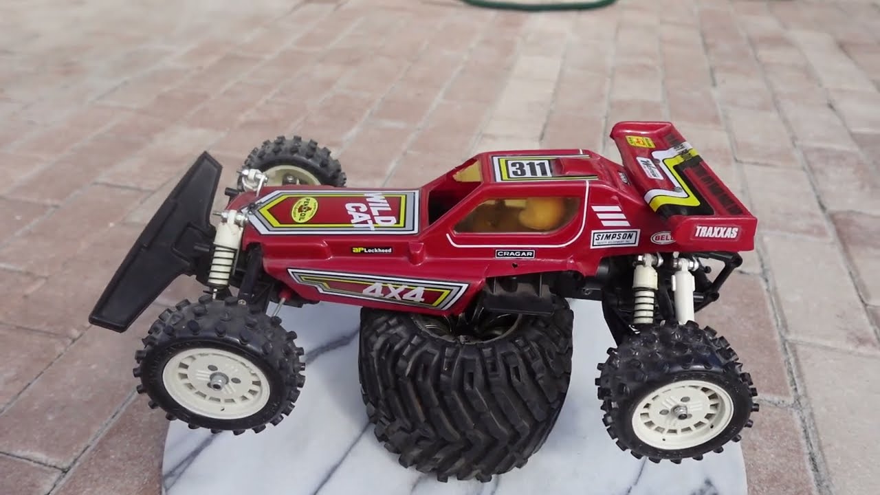 Vintage Traxxas Wildcat offroad buggy THE R/C CAR THAT WAS NEVER MADE Sued by Tamiya stop production