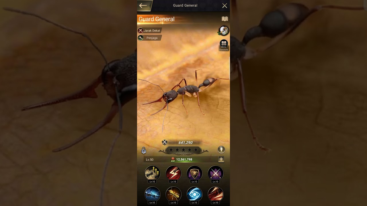 Guard general, semut gratis nan Crooot. #semutguargeneral #duniagaming21#theants