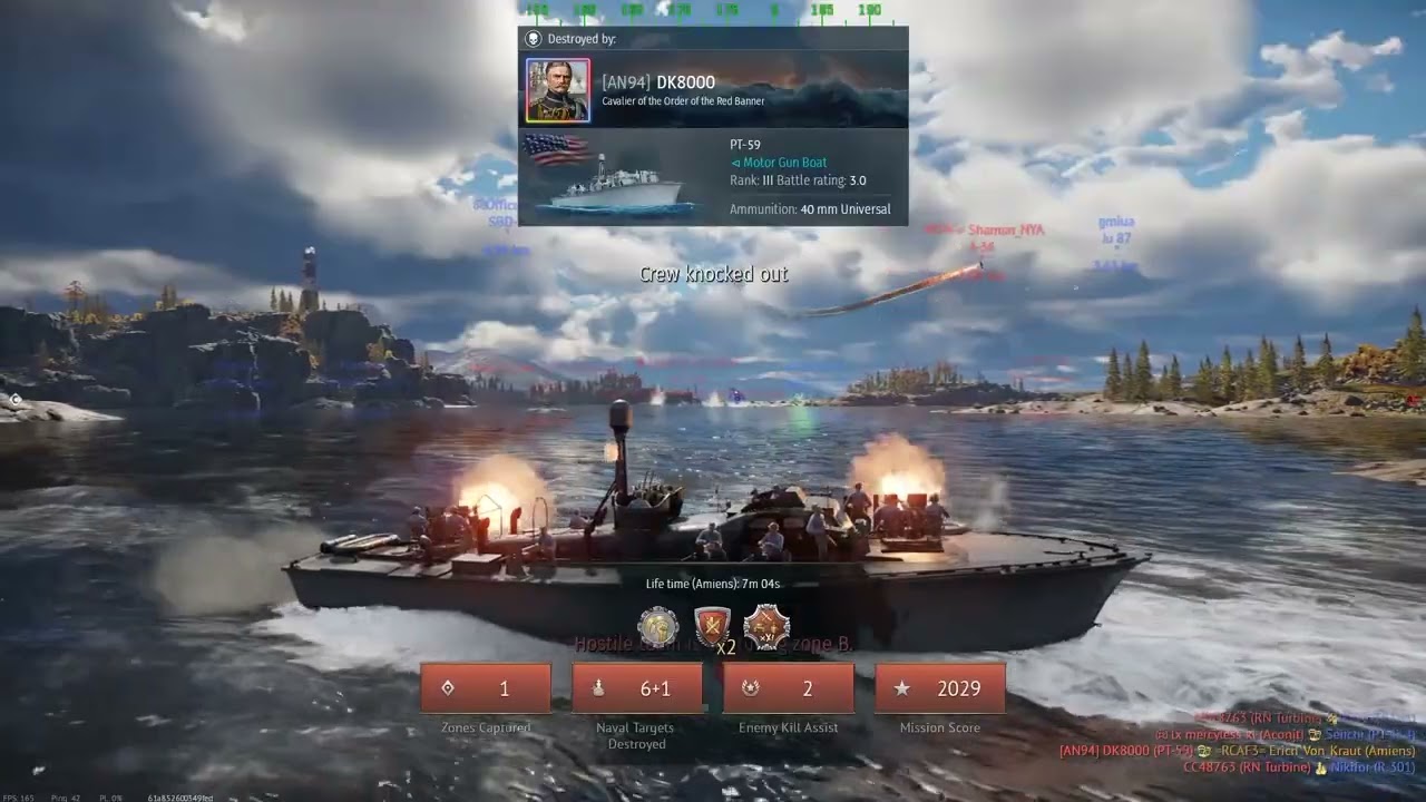 War Thunder 2026 02 06   One French coastal battle. Naval Arcade
