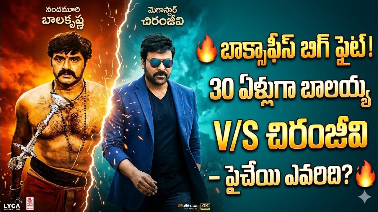 🔥 బాక్సాఫీస్ బిగ్ ఫైట్! 30 ఏళ్లుగా బాలయ్య V/S చిరంజీవి – పైచేయి ఎవరిది? 🔥