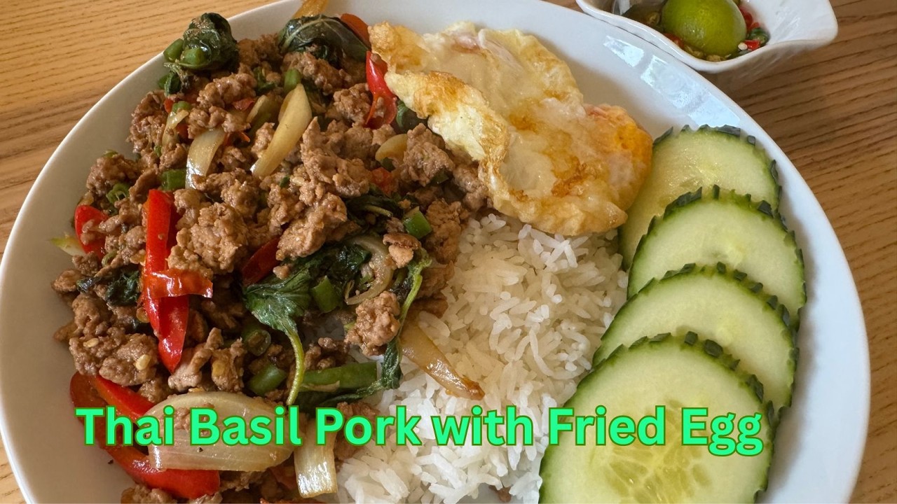 Thai Basil Pork with Fried Egg