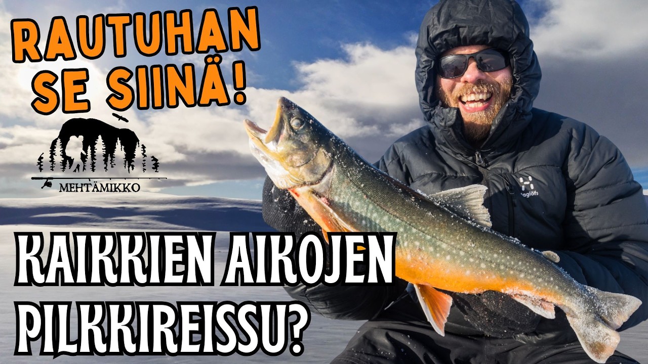 KOHTI RAUTU-UNELMIA: OTTIPAIKKOJEN J&Auml;LJILL&Auml; 🎣 Pilkkivaellus Norjan rautuvesille