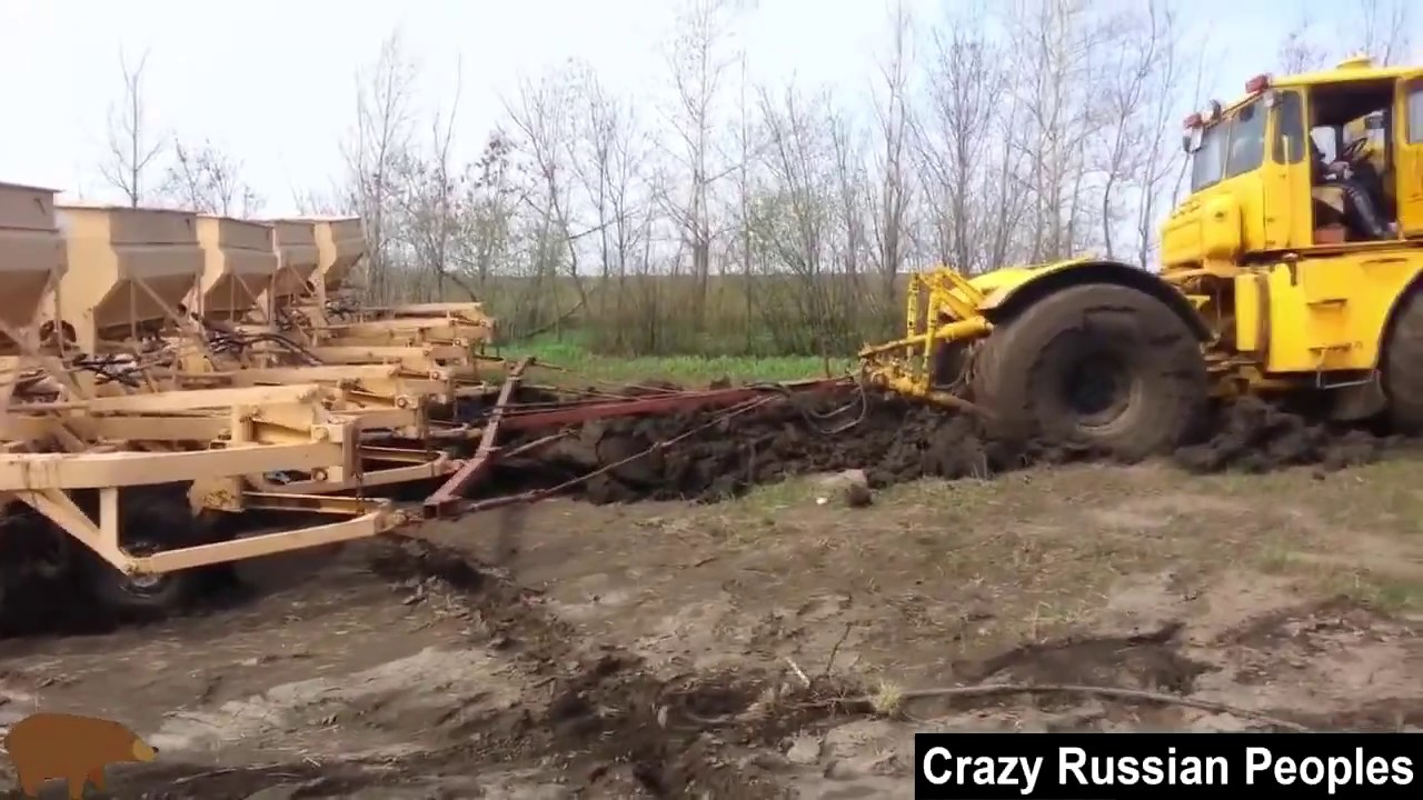 VAST IN DE MODDER TREKKER K 701.  OFF-ROAD RUSLAND