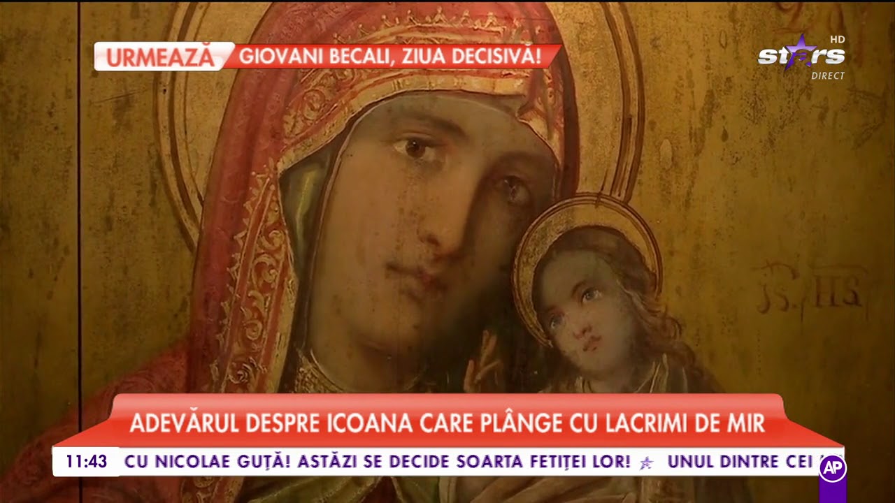 Adevărul descpre icoana care plânge cu lacrimi de mir la Letca Nouă