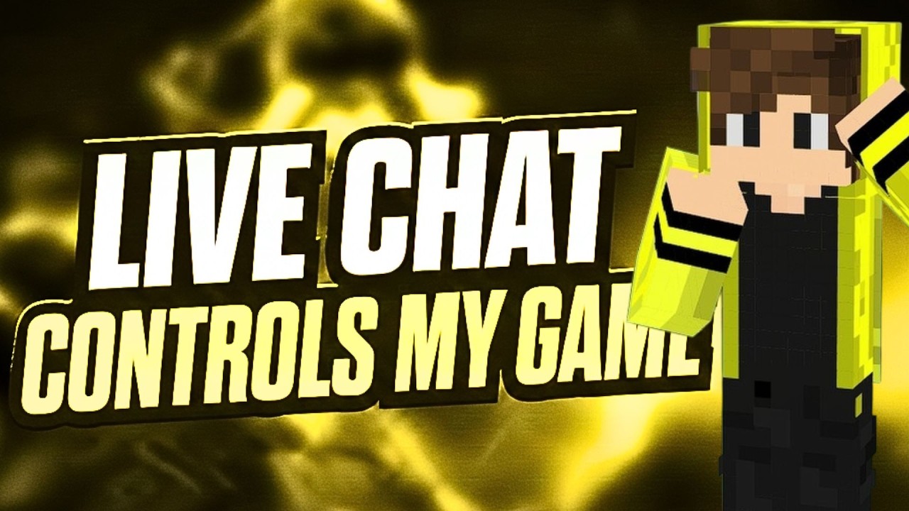 LIVE CHAT CONTROLS MY GAME // #minecraft #gaming #minecraftlive #minecraftgameplay #memes #mcpe