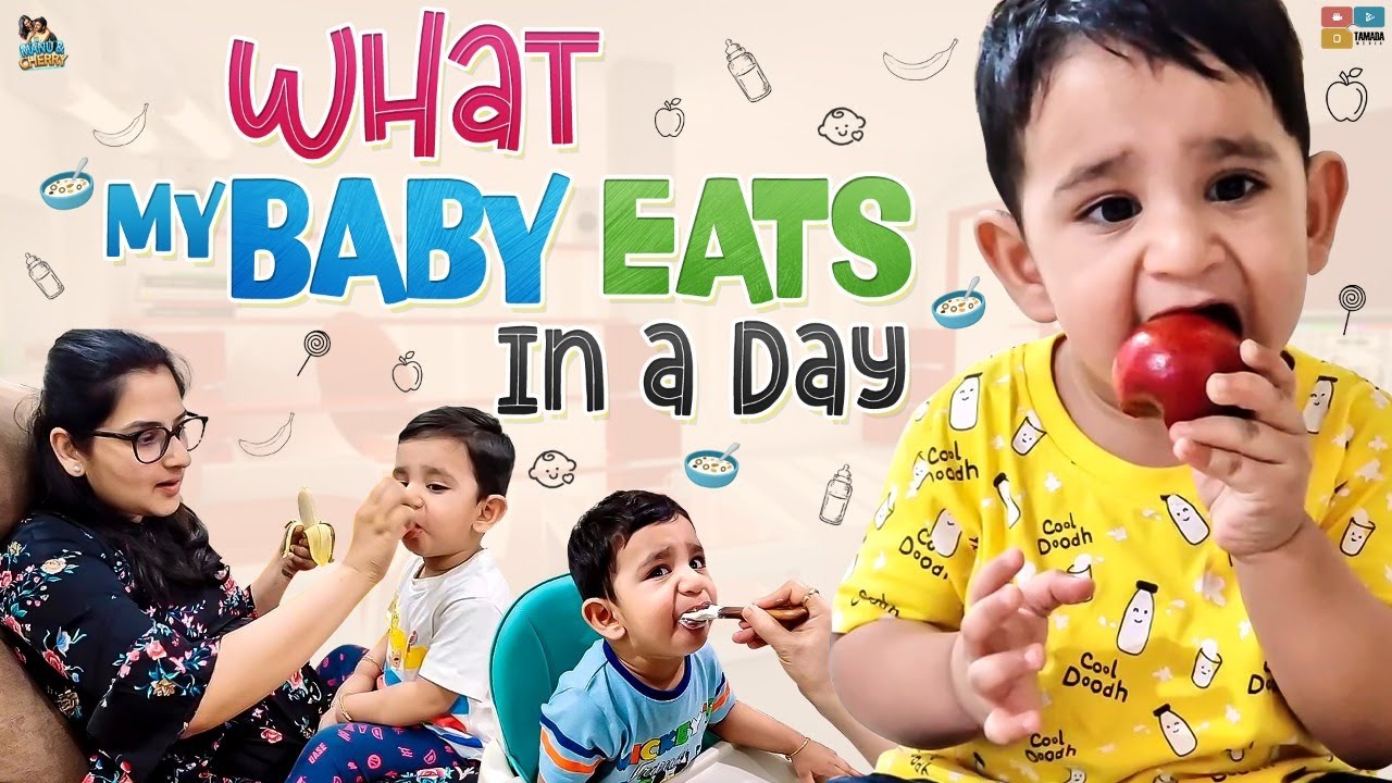 What MY BABY EAT'S In A Day ?? || Happy 16 Month Meal Routine || Manu and Cherry || Tamada Media