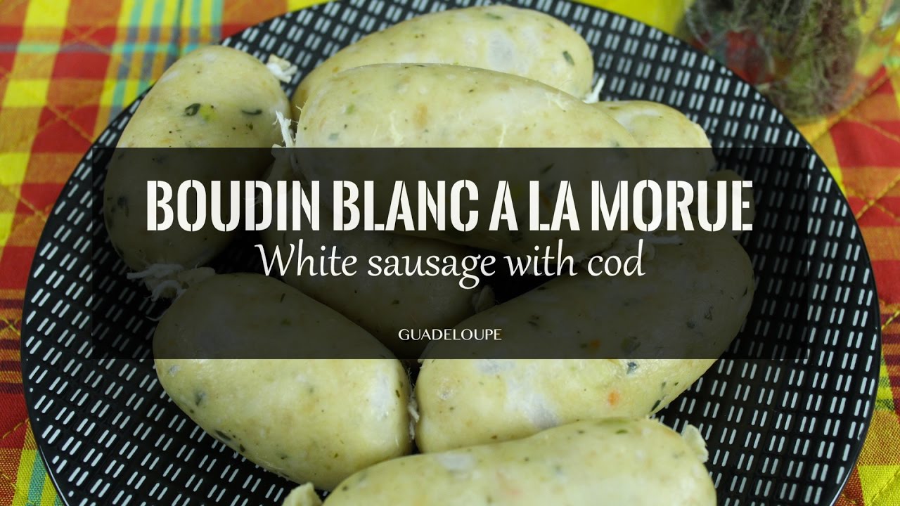 Boudin blanc à la morue