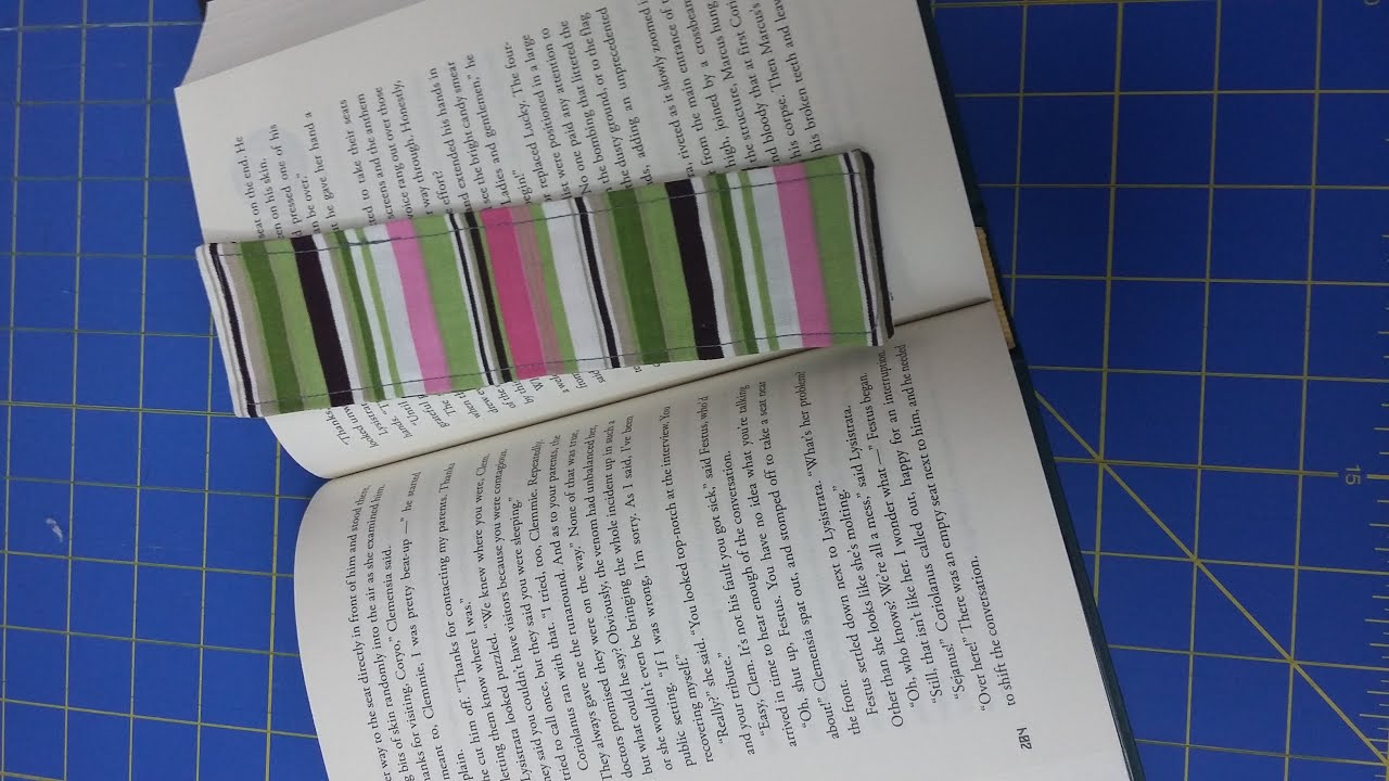 Beginning Sewing - Let's Make a Fabric Bookmark!
