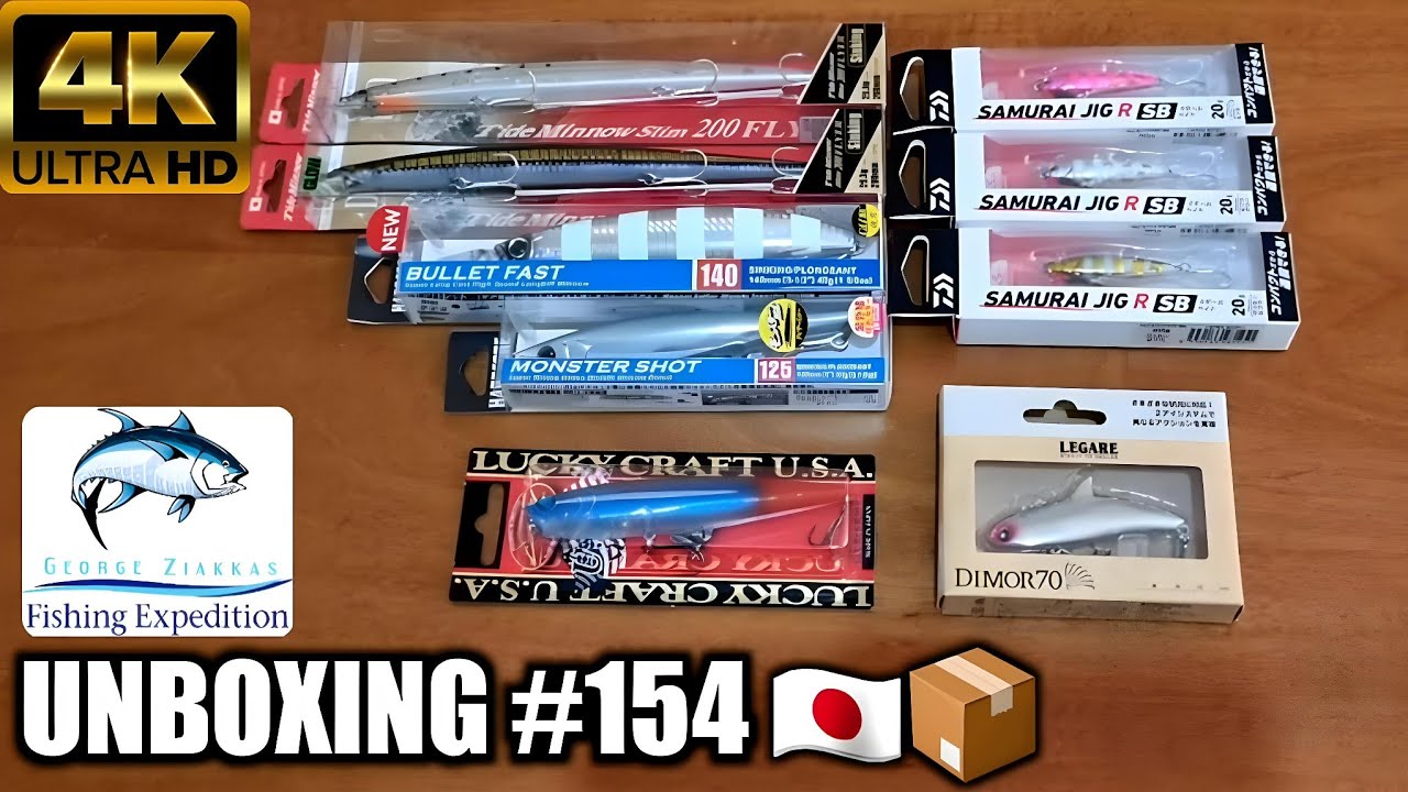Unboxing #154 Fishing Lures, Jigs, Tackle from Japan