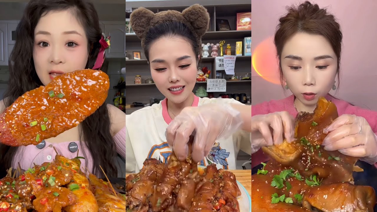 THAT MUKBANG GIRL IS ABSOLUTELY AMAZING!ASMR 🐋🍇🍇🦀🐬🍓🦐🧁👌