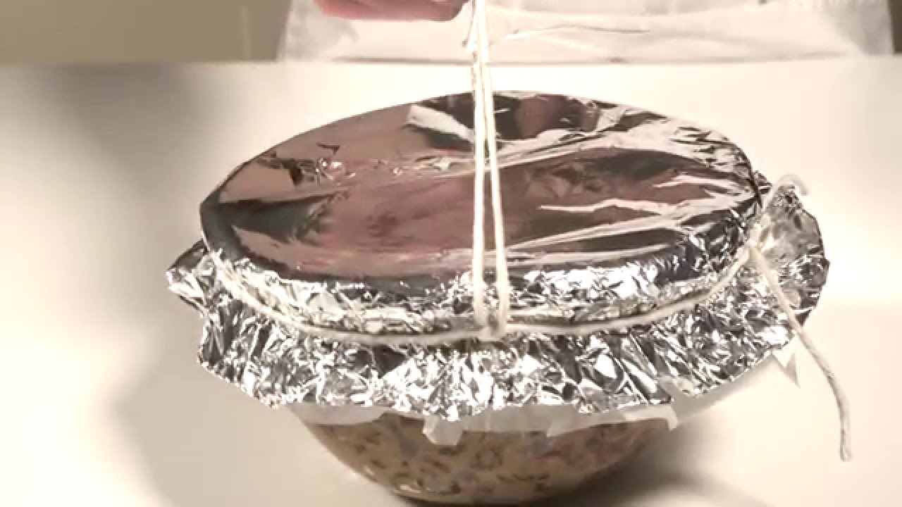 How to wrap a pudding