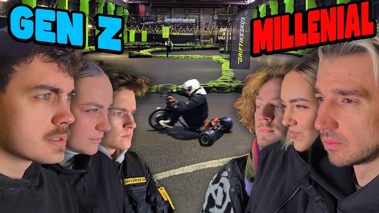 300€ RALLIVÕISTLUS Driftikeskuses (GenZ vs Millenialid)