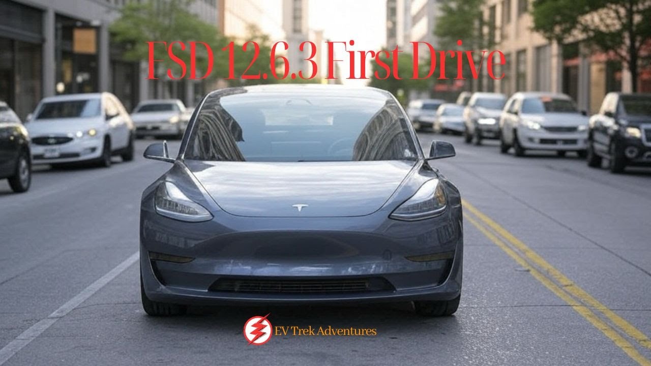 FSD 12.6.3 First Drive