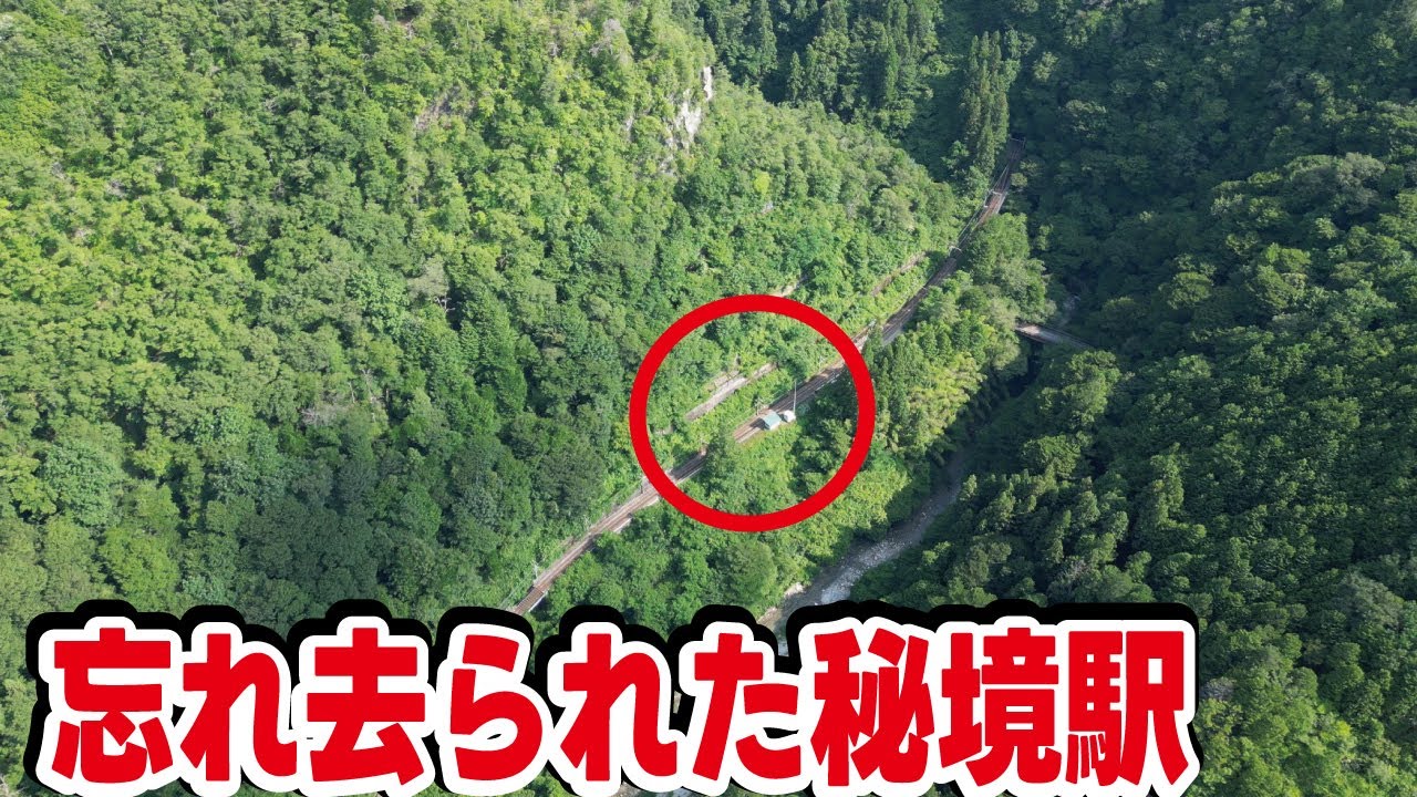 【No1秘境駅】危険な崖により到達困難な場所に現役の駅が！JR飯田線で利用者数最下位の「金野駅」