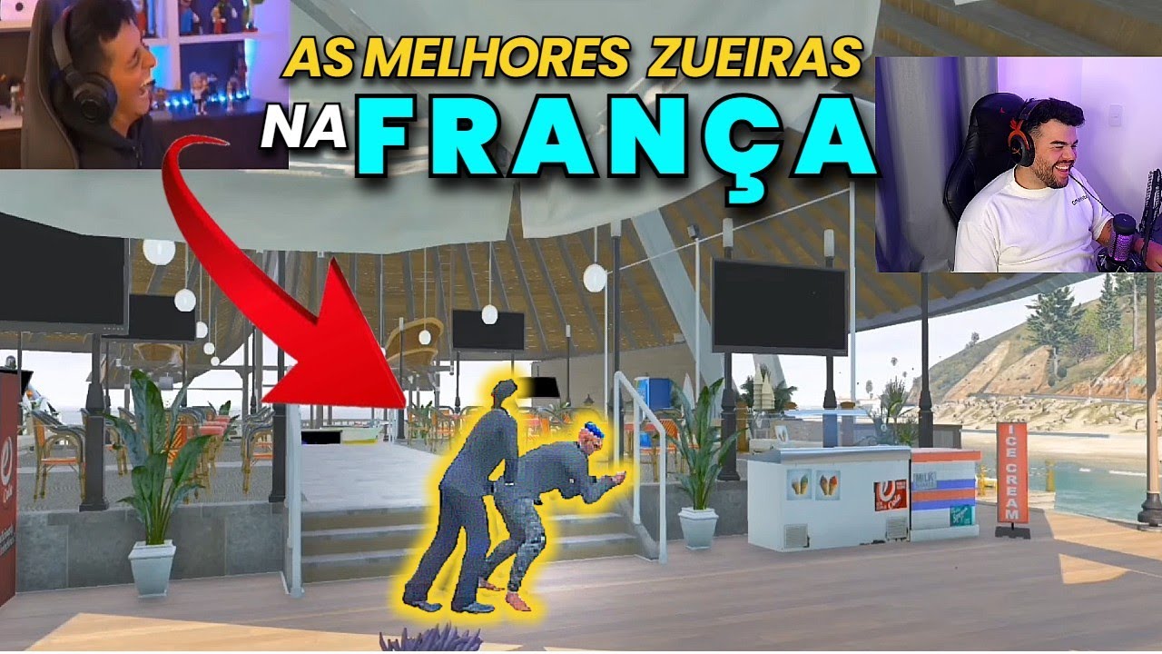 😂 REAGINDO aos MOMENTOS MAIS INSANOS da FRANÇA no GTA RP! Impossível não rir!