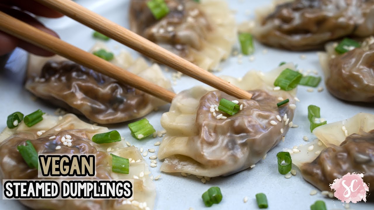 EASY Steamed VEGAN Dumplings | No Added Oil