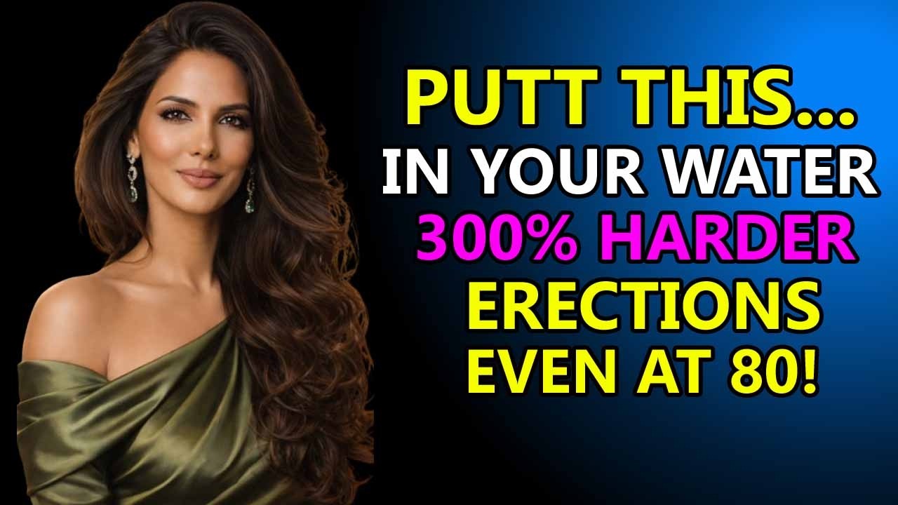 STOP Drinking Plain Water! Add THIS for Max Nitric Oxide and Rock Solid Erections