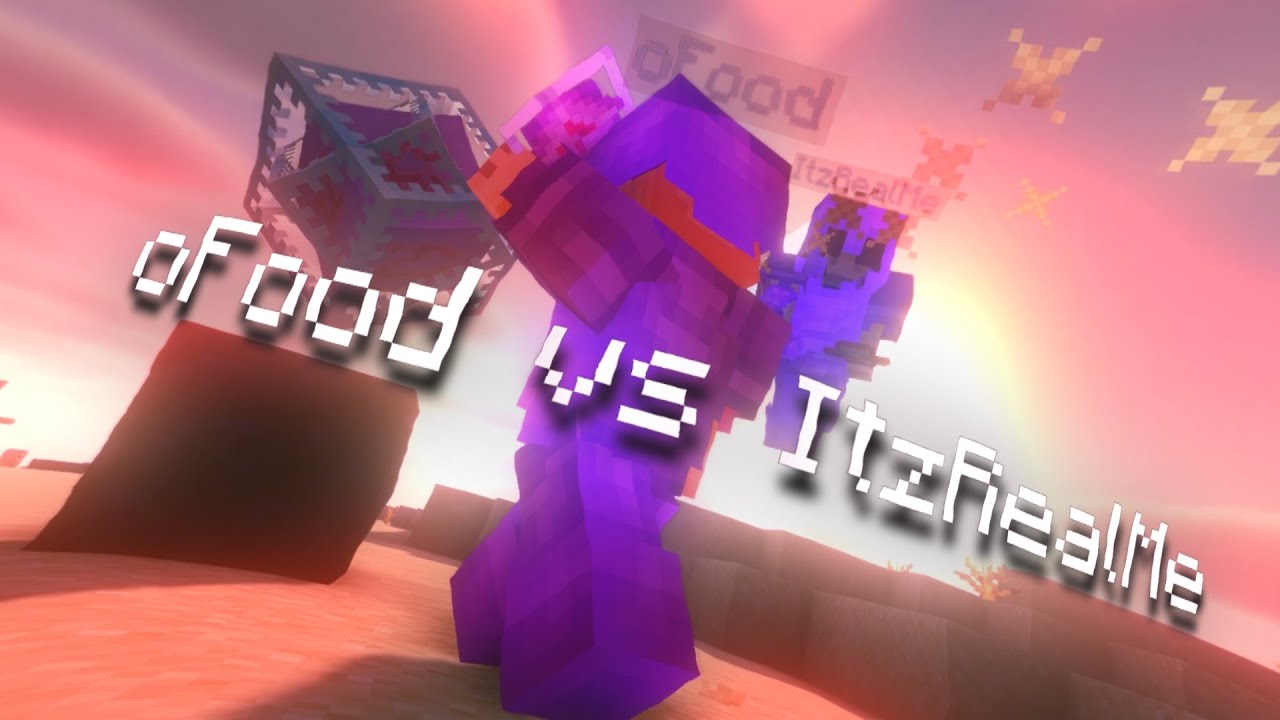 oFood vs ItzRealMe [T1] - Minecraft Vanilla PvP 1v1