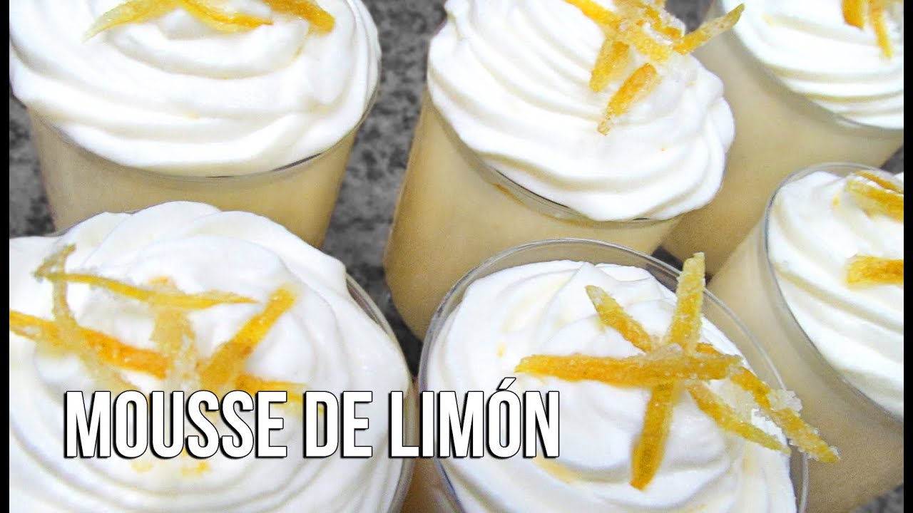 Mousse de limón