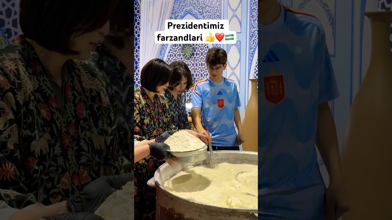 Prezidentimiz farzandlari Alisher Mirziyoyev 👍🇺🇿❤️ Ramazon hayit muborak barchaga
