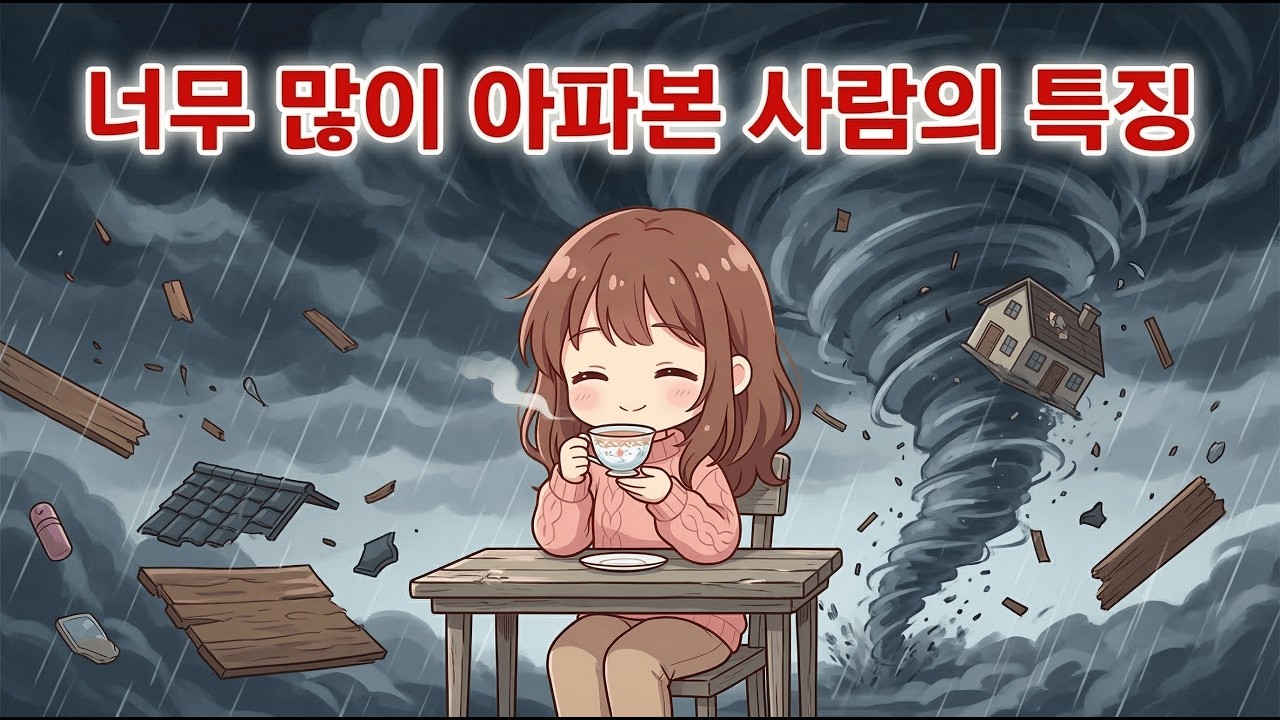 너무 많은 고통을 겪어 오히려 태평해진 사람들