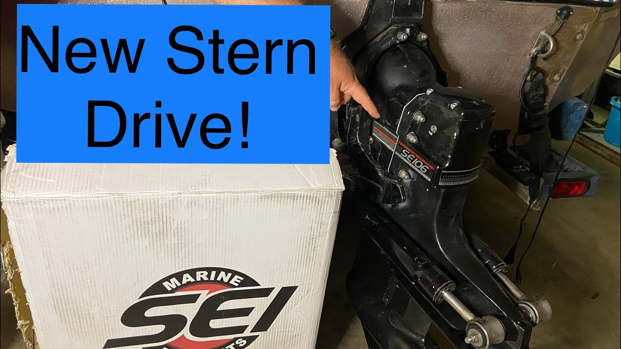 Installing an SEI Alpha 1 Gen1 Stern Drive on a Boat