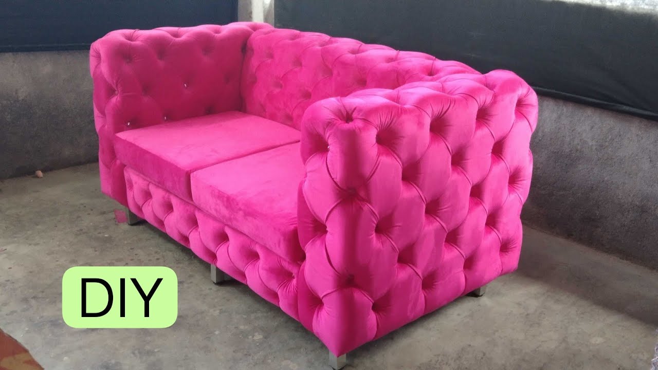 Chesterfield SOFA making//membuat sofa kancing seribu,@BambangWarnoto
