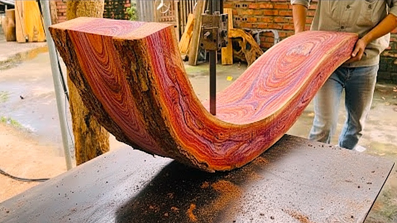 From Raw Wood to Art: The Exceptional Skill and Creativity of a Veteran Carpenter!