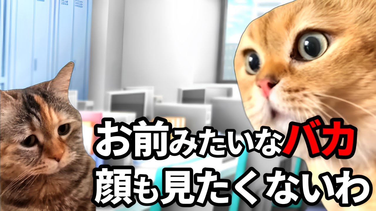 パワハラ天国だったブラック営業時代の日常 #猫ミーム #猫マニ