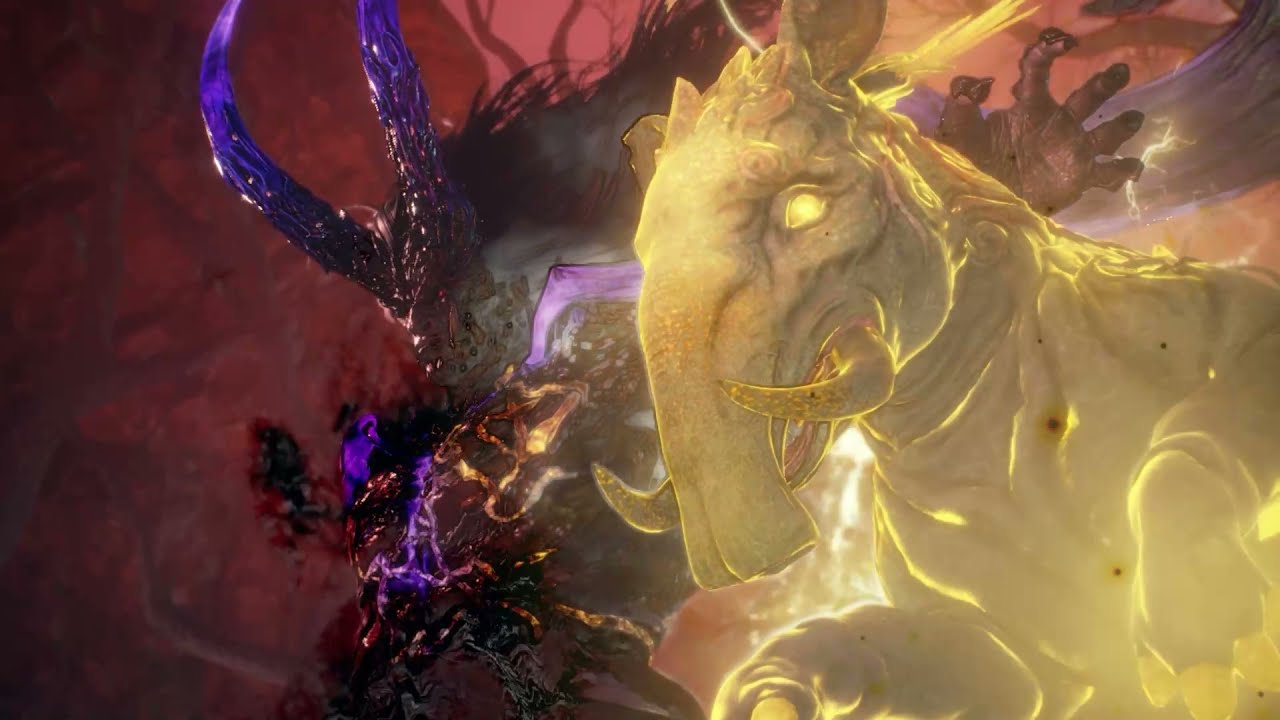 Убиваем Носитель кошмаров (Nightmare Bringer) из Nioh 2 ускорено.