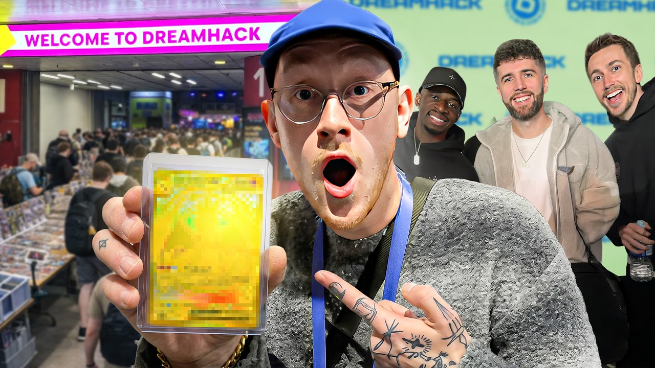 I PULLED AN INSANE POKEMON CARD AT DREAMHACK!