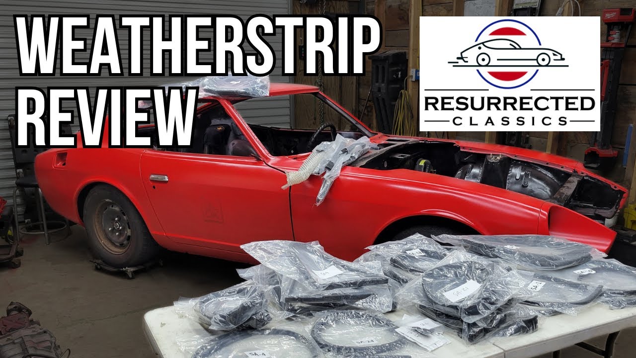 NEW RELEASE! Resurrected Classics weatherstrip kit for S30s
