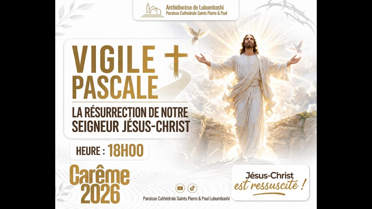 C&eacute;l&eacute;bration de la Vigile Pascale 2026