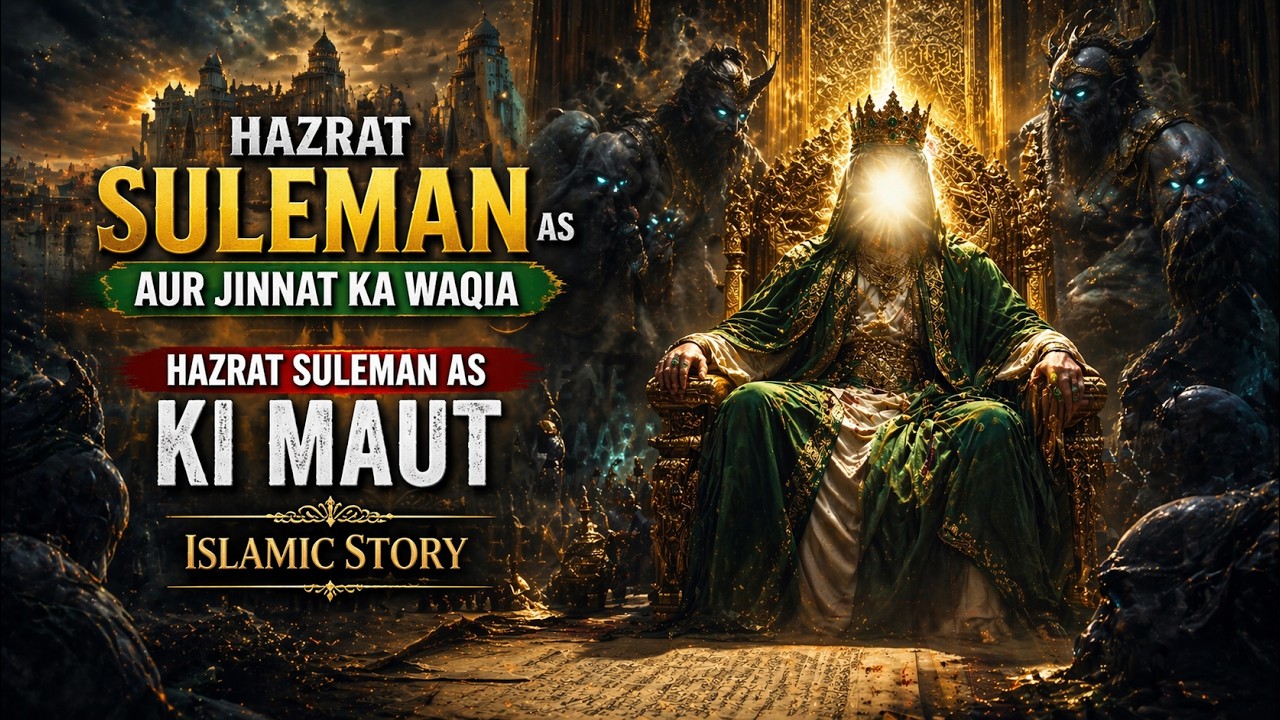 ⚡ Woh Nabi… Jis Ke Aage Jinnat Bhi Kaanpte Thay! ⚡👑 Hazrat Sulaimaan (AS)