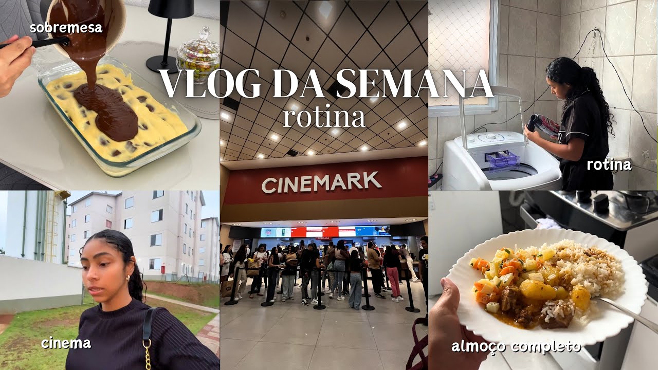 VLOG DA SEMANA: cinema, almoço de domingo rotina