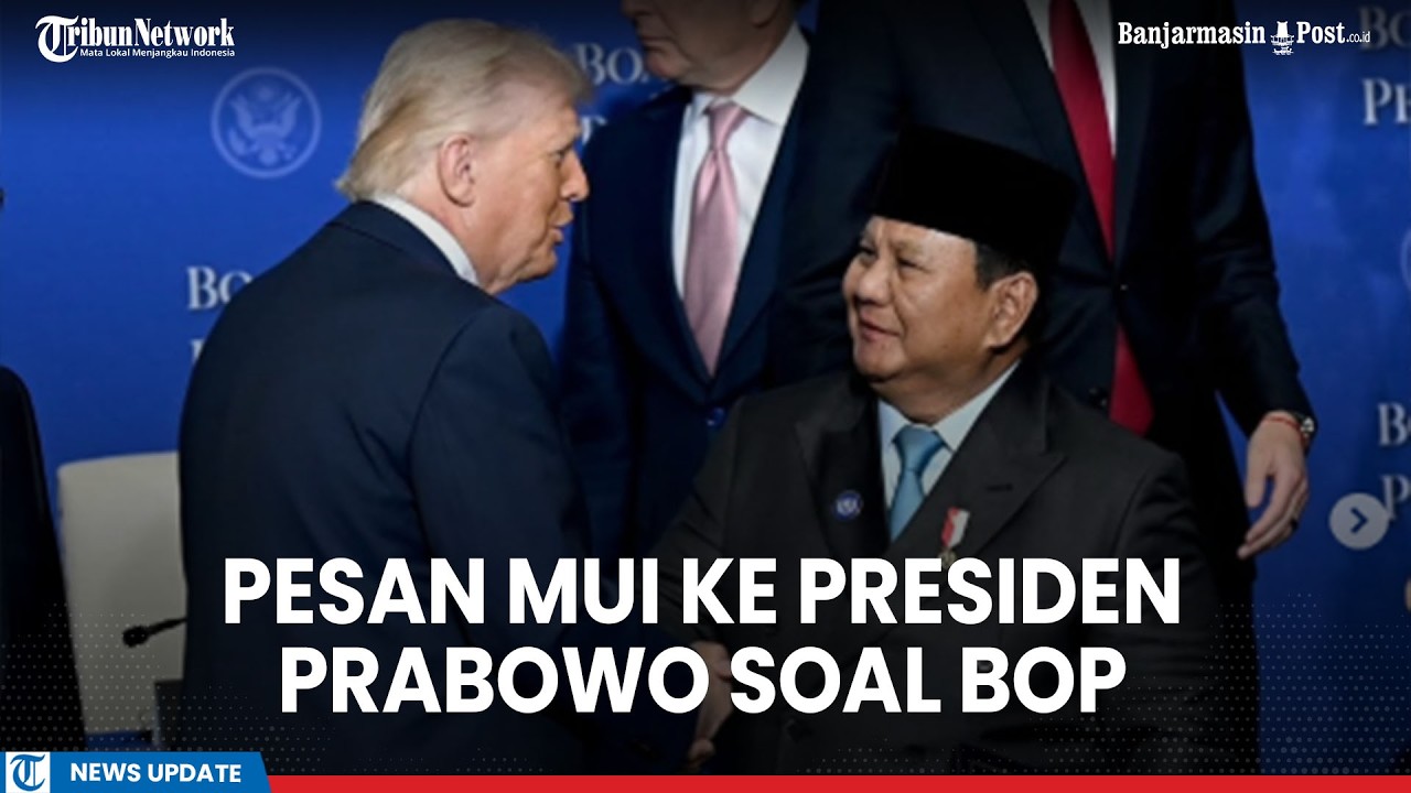 Pesan MUI ke Presiden Prabowo soal Board of Peace: Keluar Saja Jika Tak Ada Celah Perdamaian
