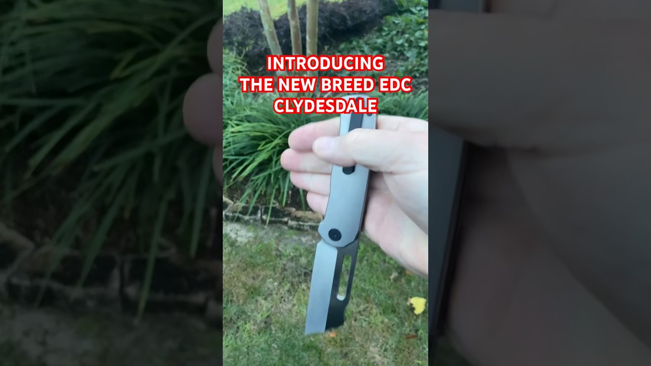 THIS HORSE IS A THOROUGHBRED! 🐴⚔️🔥 The New Breed EDC Clydesdale Knife #youtubeshorts #knife #edc