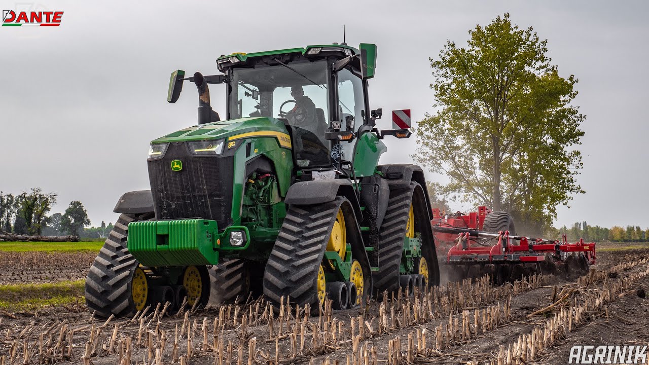 John Deere 8RX 410 + Dante Dorado 5mt | Preparazione Terreno 2022
