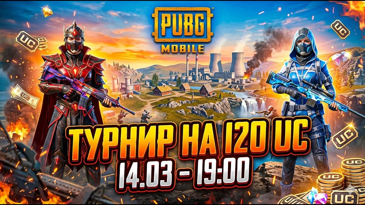 Турнир PUBG Mobile  - Приз 120 UC