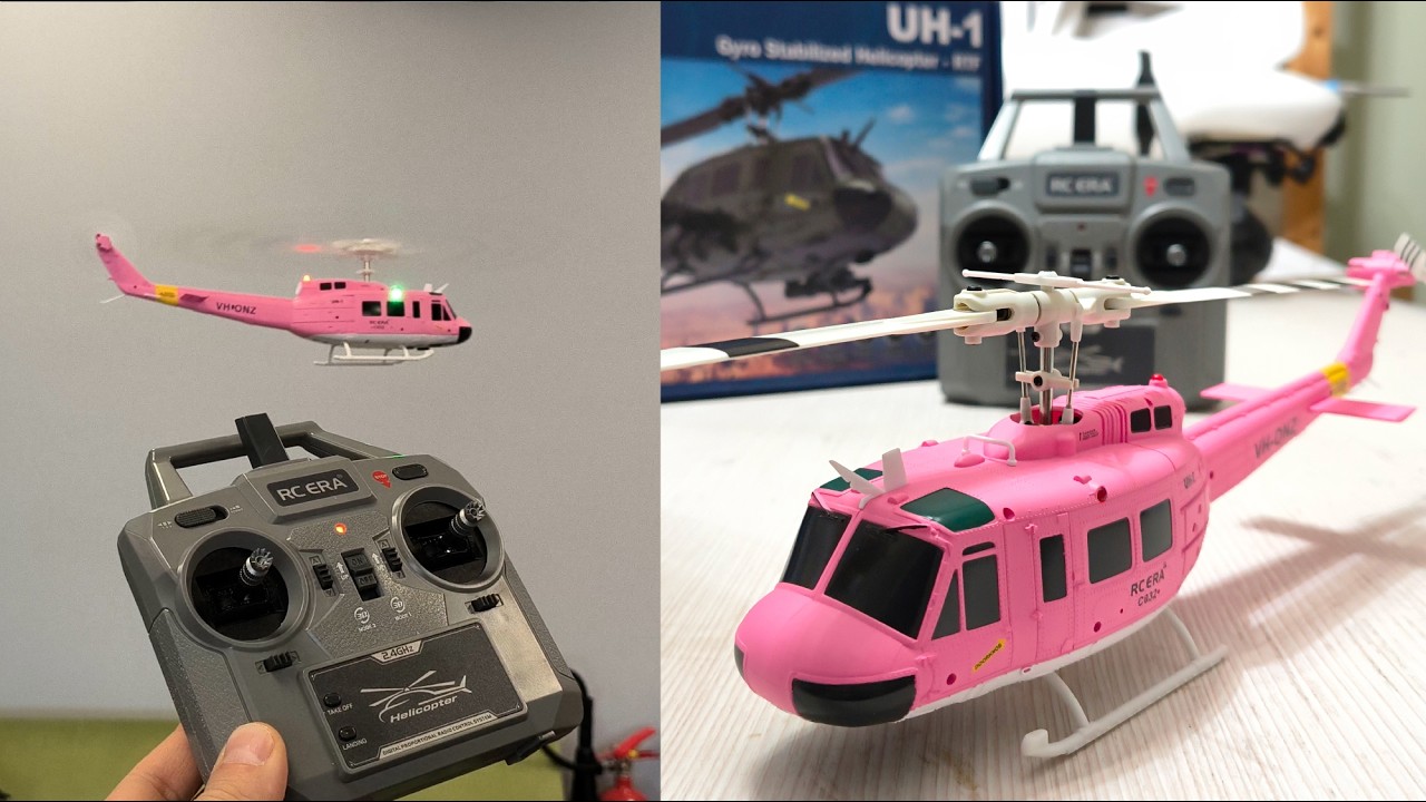 UH-1 Huey Pink Brushless RC ERA C032 RTF Helicopter