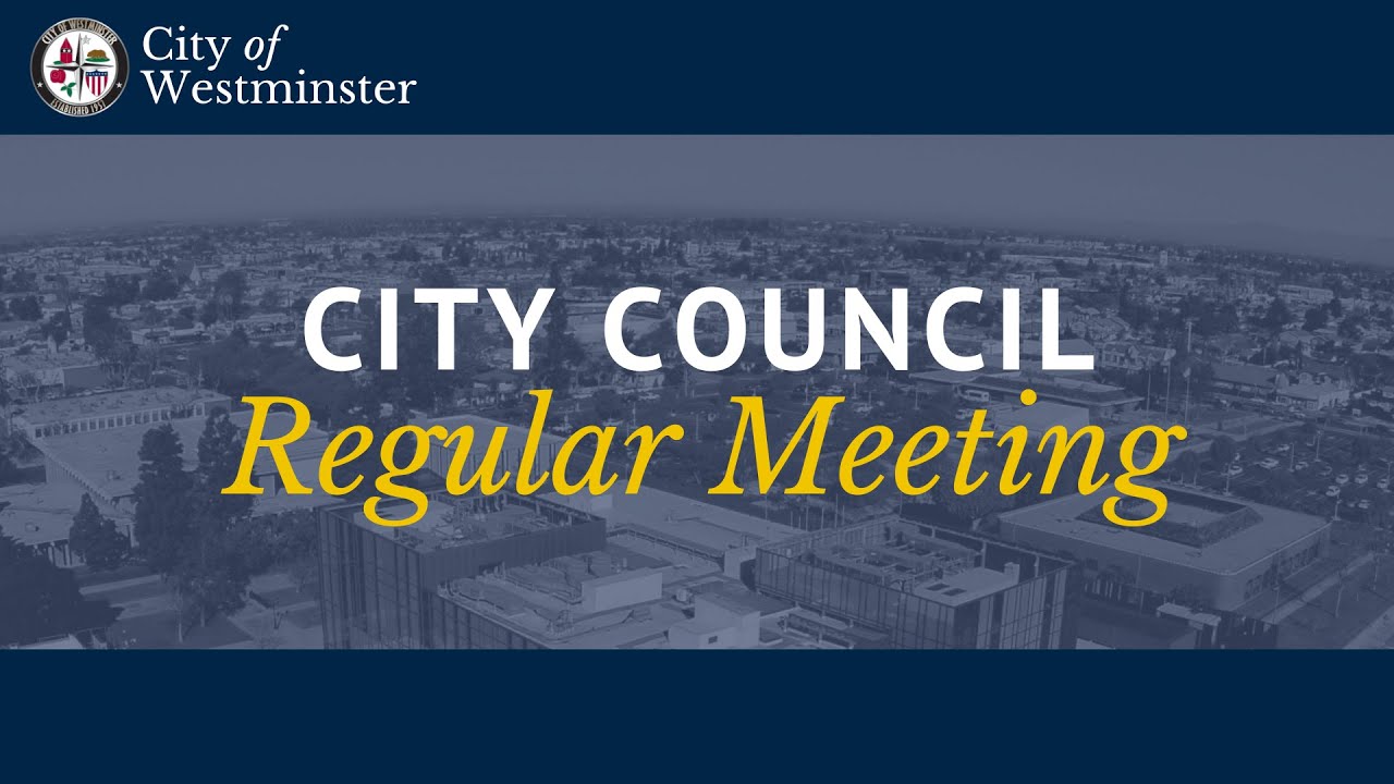 Westminster City Council Meeting 9-24-25
