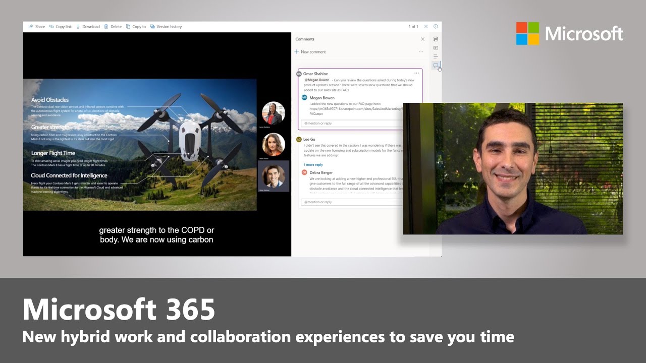 Microsoft 365 updates in OneDrive, SharePoint and Teams to help with hybrid work