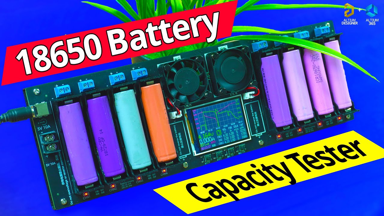 8-Channel 18650 Battery Capacity Tester | Best Tool for Lithium Cell Testing