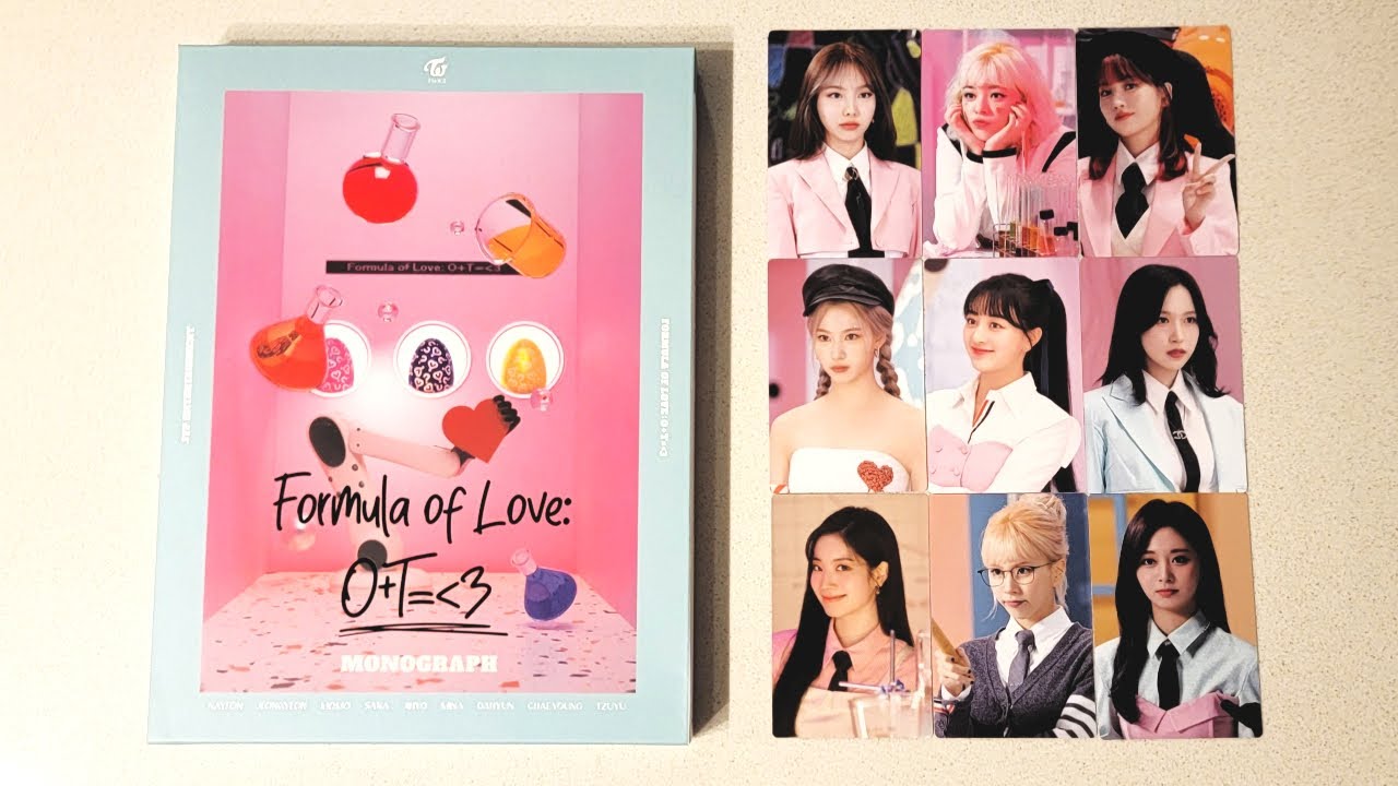 트와이스 (TWICE) Formula of Love: O+T=＜3 Monograph Unboxing