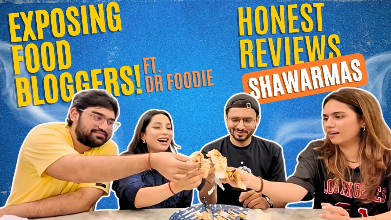 TRIED TOP 10 SHAWARMAS OF HYDERABAD 😍 FT. DR.FOODIE || WORST DECISION EVER! 😖