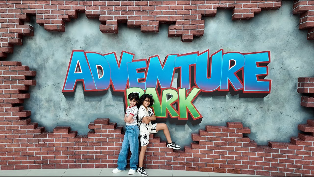ADVENTURE PARK DUBAI HILLS MALL | Yousuf Plays with Friends