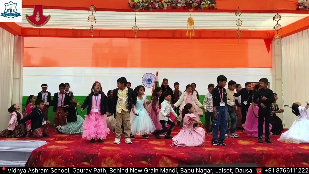 Republic Day Dance Performance 2026 | Students Dance | Vidhya Ashram School Lalsot