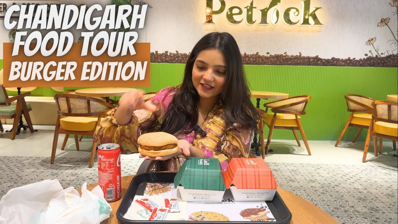 CHANDIGARH FOOD TOUR - BURGER EDITION | BEST PLACES TO EAT IN CHANDIGARH #foodtour