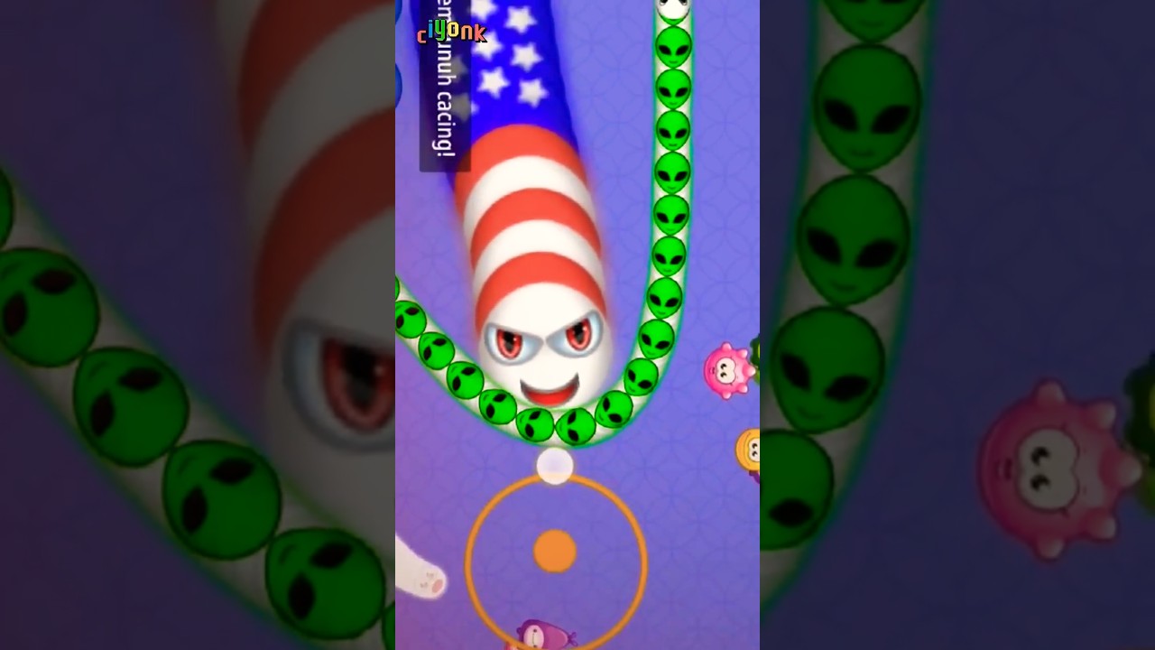 Cacing Tiktok Ojo Dibandingke - Worms Zone io 🪱 #shorts  #trending #games #fyp