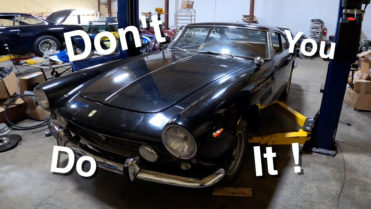 Black Ferrari 250GTE Survivor